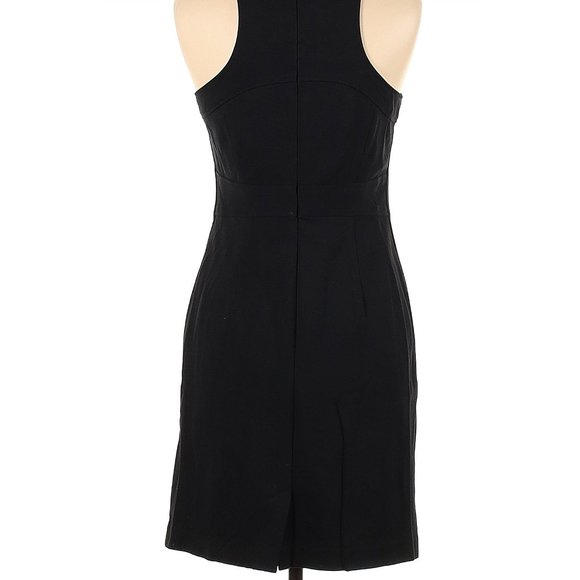 Nanette Lepore Dress Black Sleeveless Square Neck Detail Sz 6 #551 - Picture 4 of 4